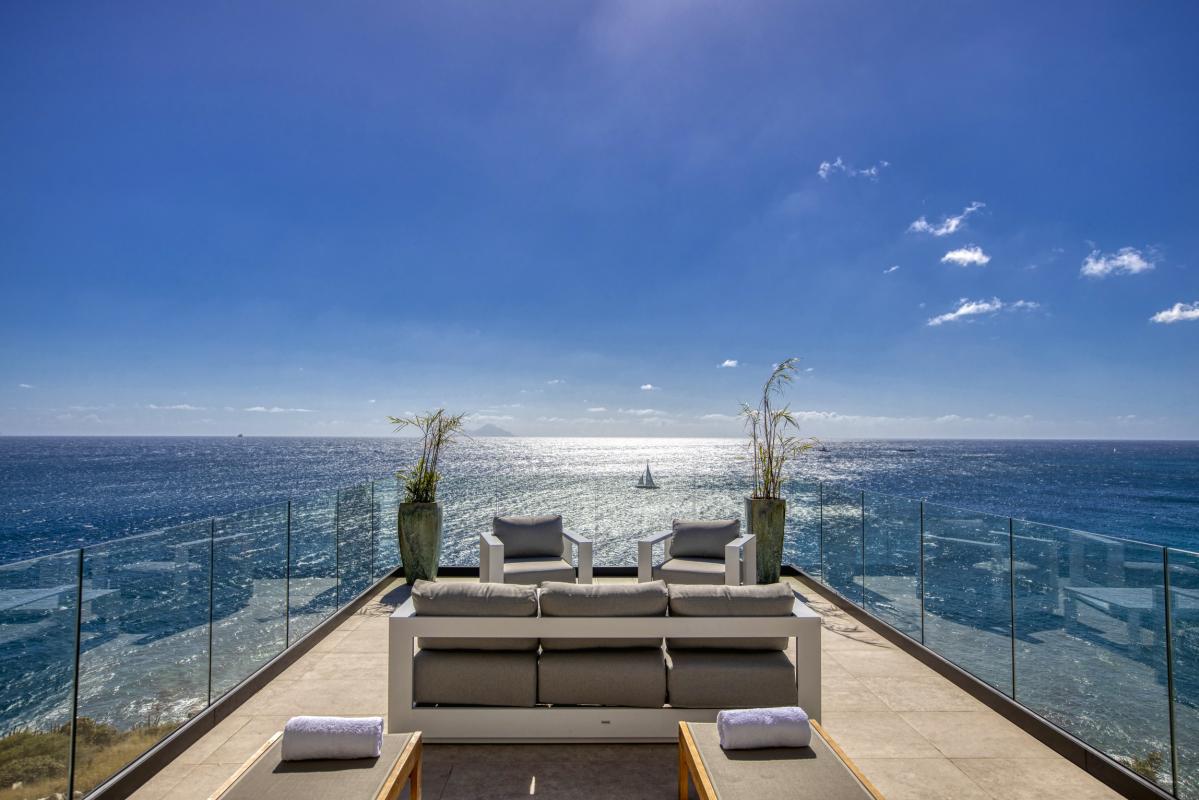 10_A louer villa 12 personnes Indigo Bay Saint Martin - Vue mer